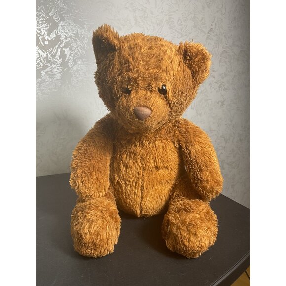 Aeropostale Fluffy Brown Teddy Bear Plush Toy Collectible Stuffed Animal 15" - Picture 1 of 5